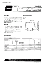 Datasheet STK400-260 manufacturer Sanyo